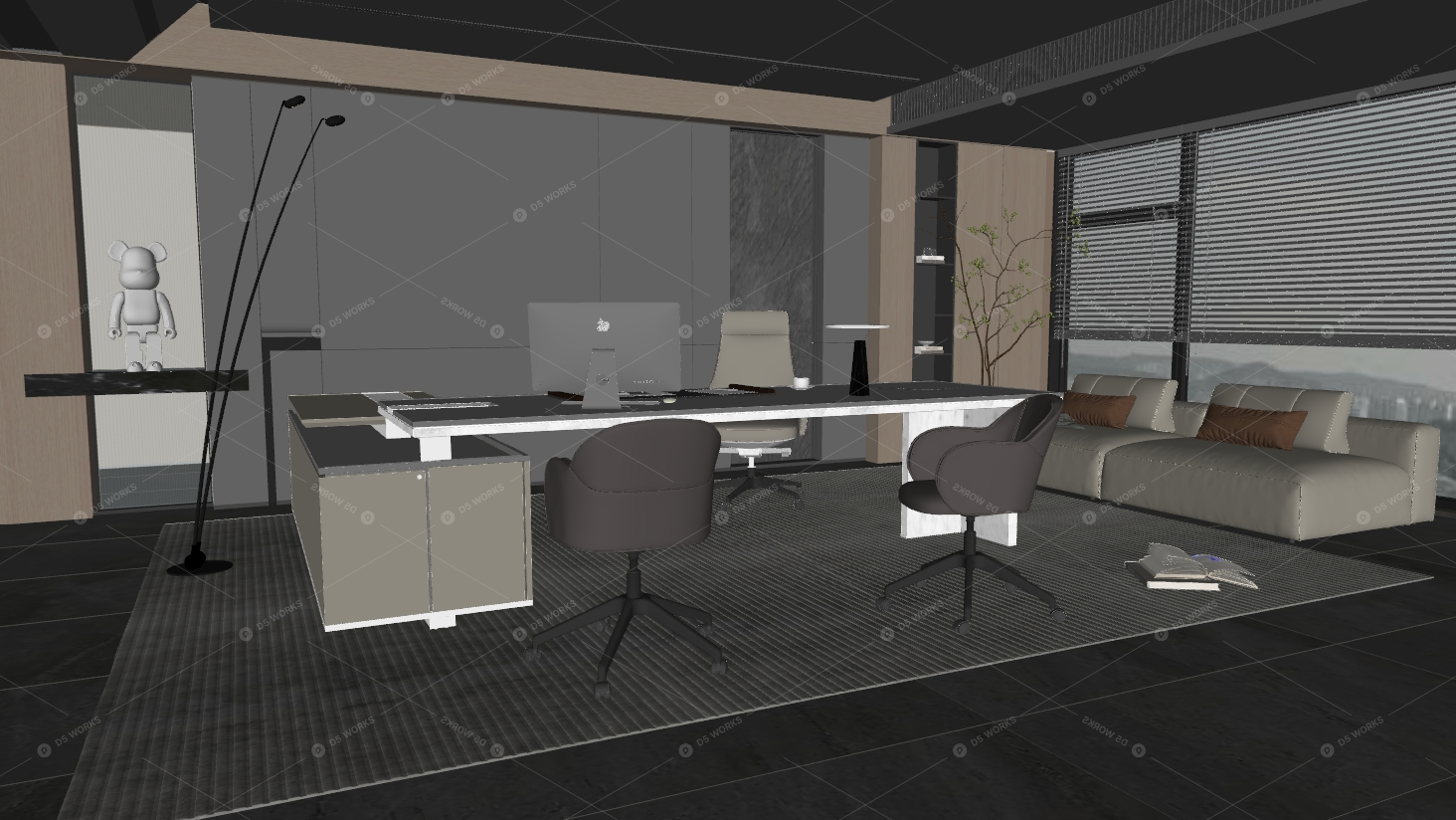Office Spaces 3D Models 2