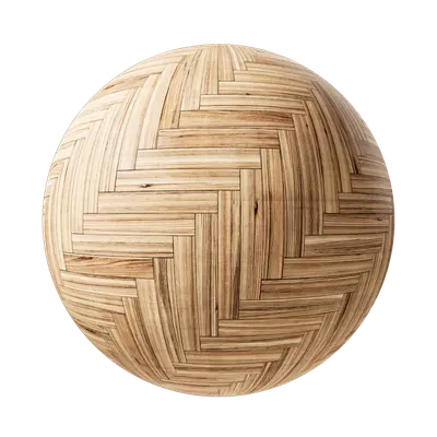 Deep walnut herringbone spelling