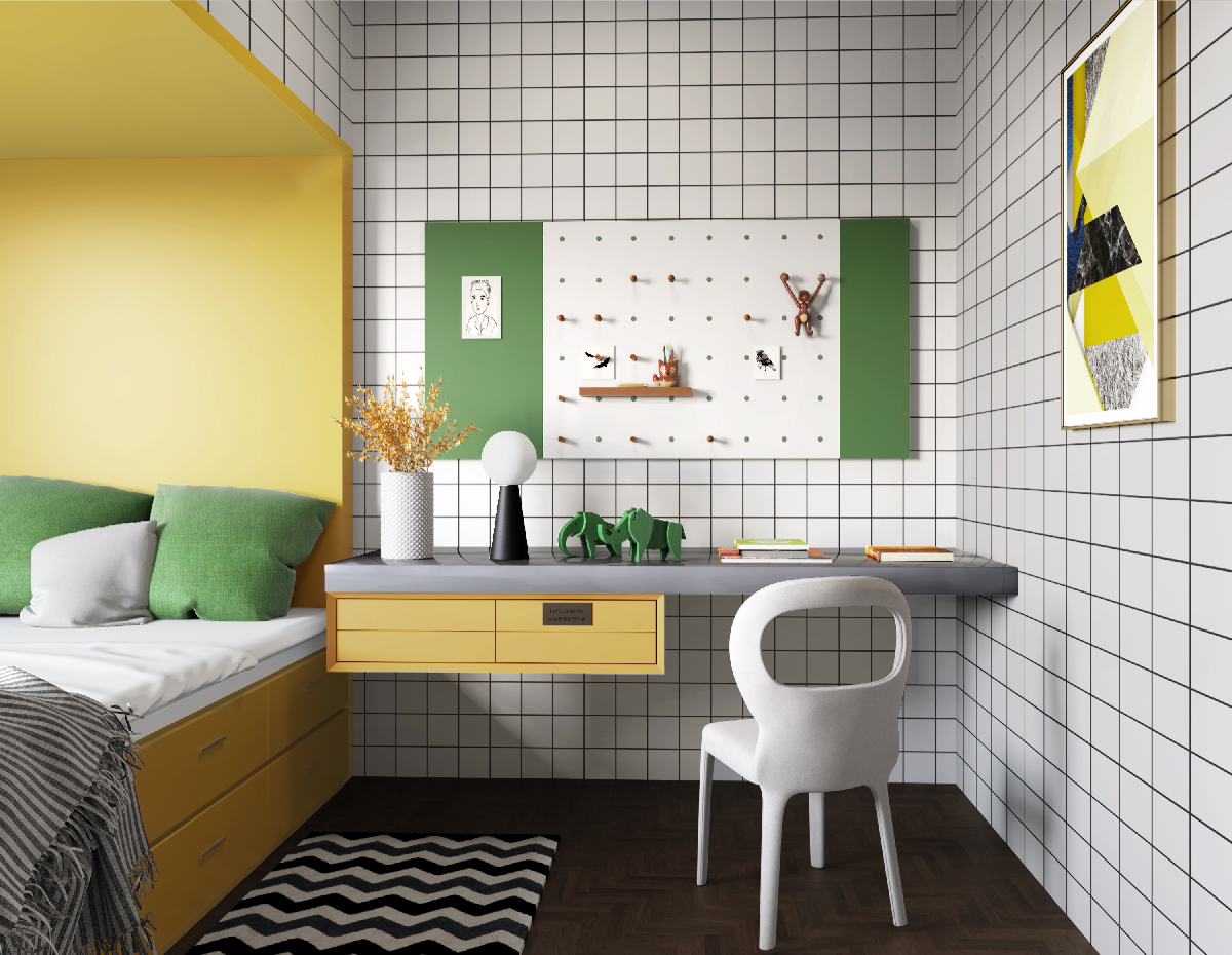 Modern Desk & Chair Set