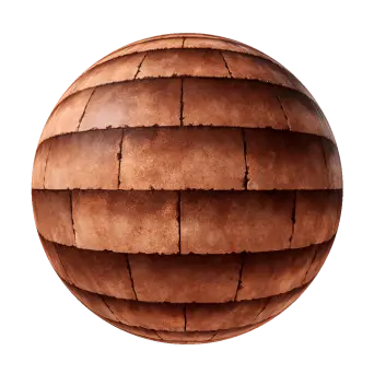 Brown stone slate roof 02