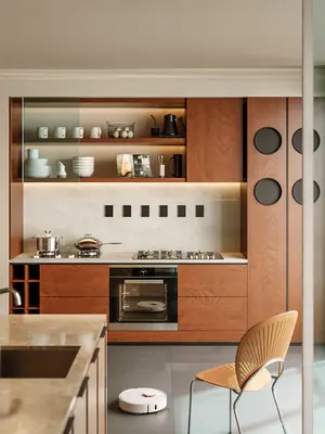 Mid-Century Modern Open Kitchen 3d model