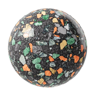 Terrazzo Orange green terrazzo