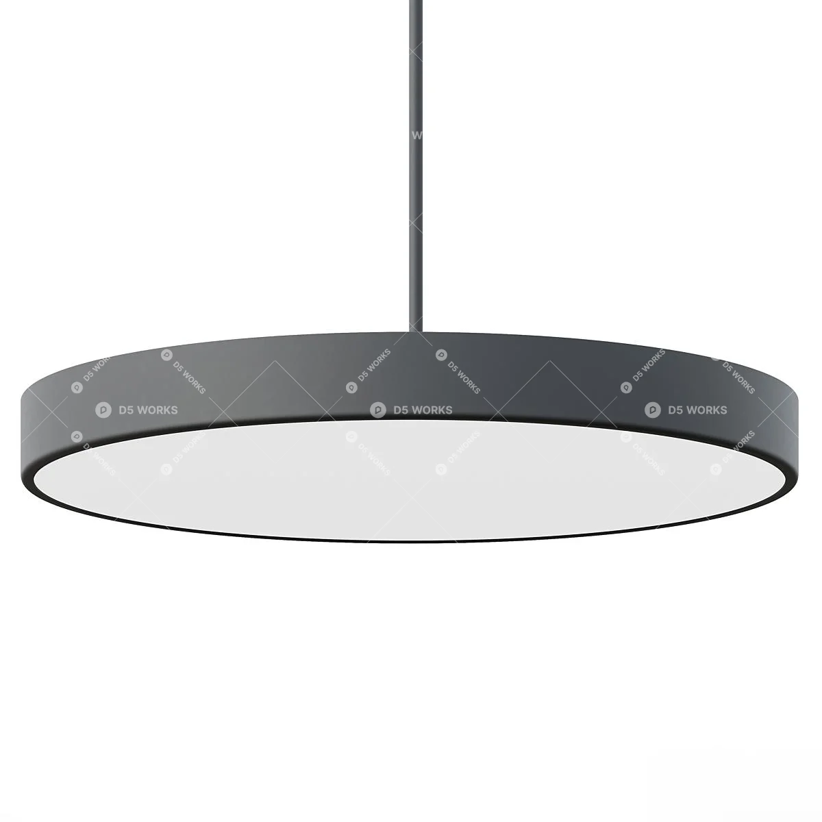Modern Pendant Light 3d model thumbnail 2