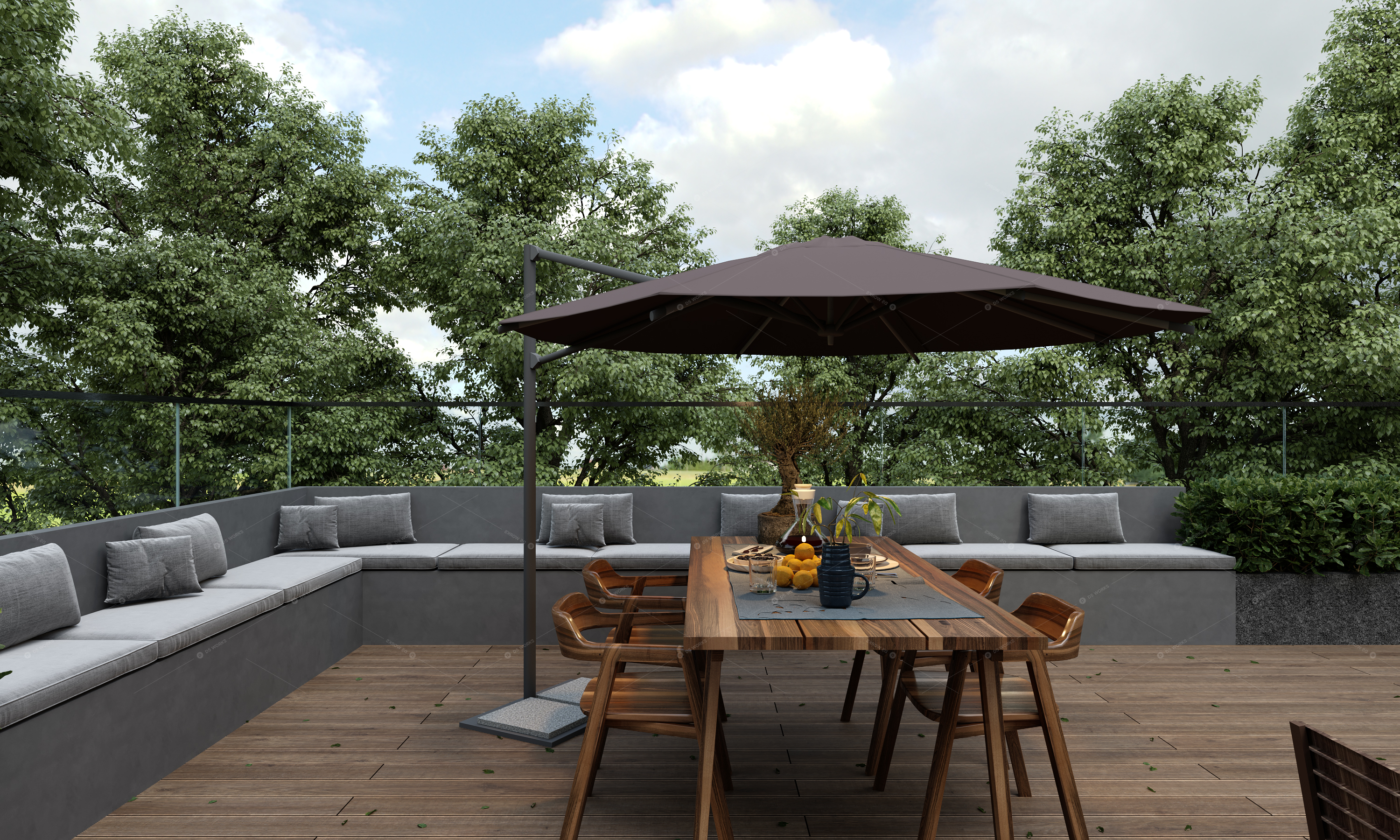 Gardens & Balconies 3D Models 3