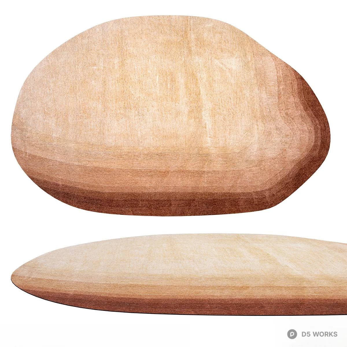 Irregular Shaped Carpet 3d model - Image 1