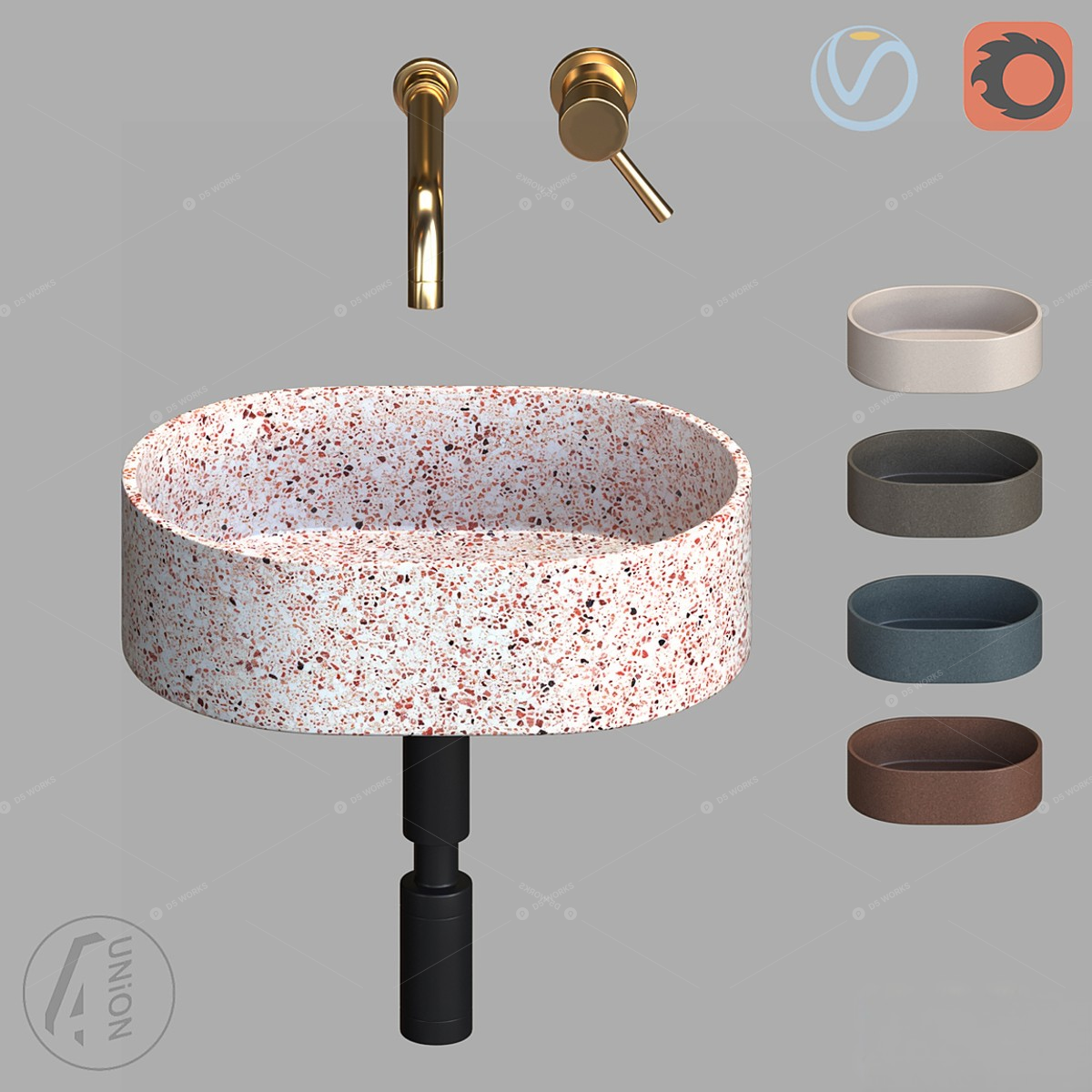 Wash Basins 3D Models