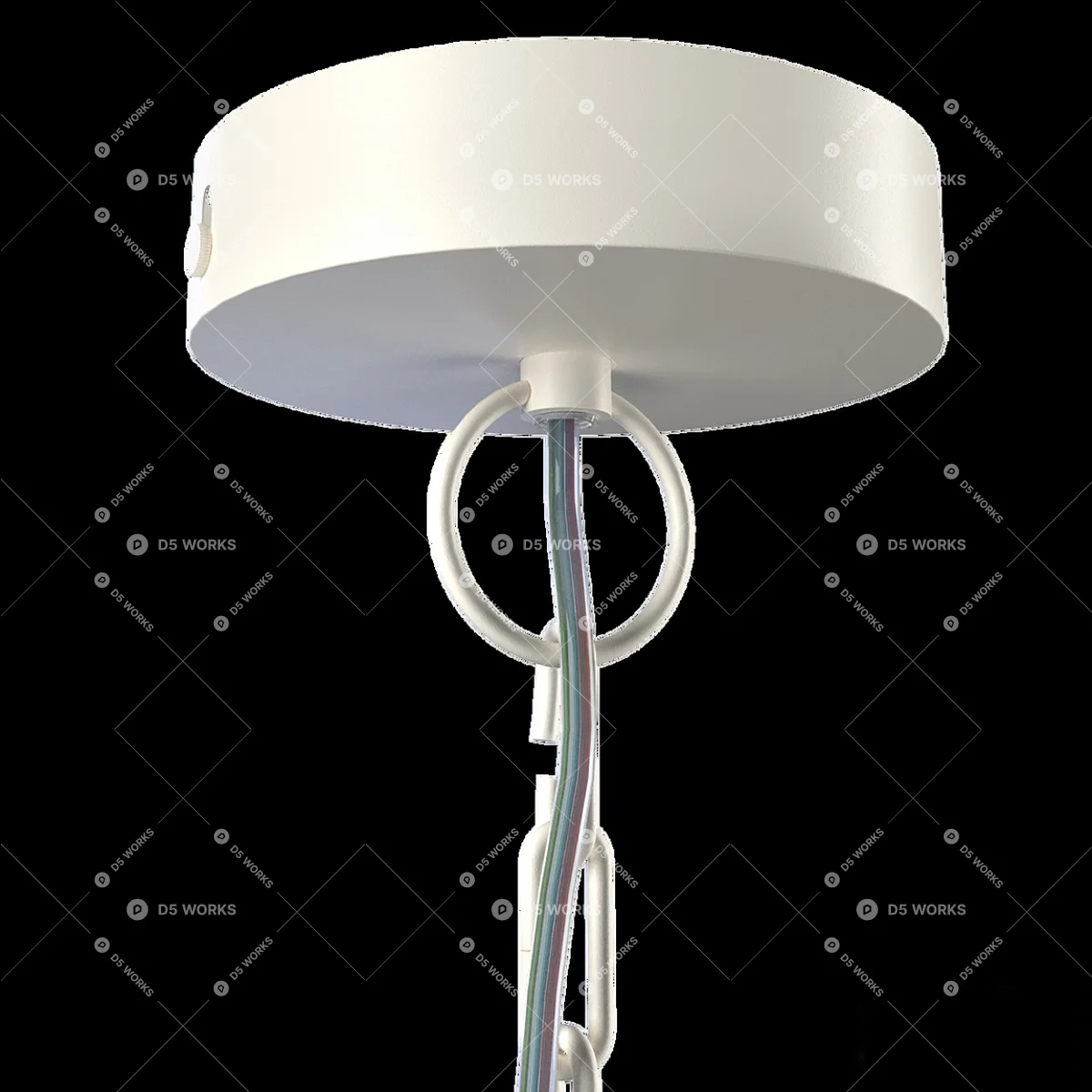 Bohemian Pendant Light 3d model thumbnail 4