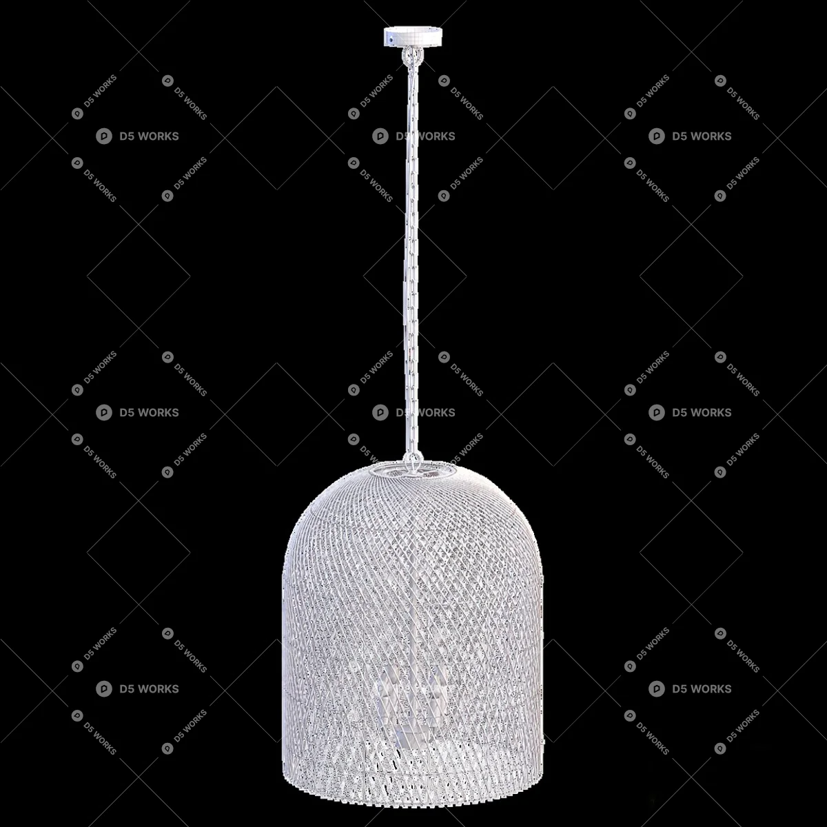 Bohemian Pendant Light 3d model thumbnail 5