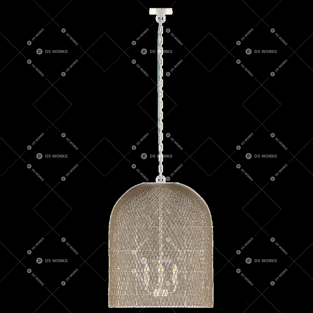 Bohemian Pendant Light 3d model thumbnail 3
