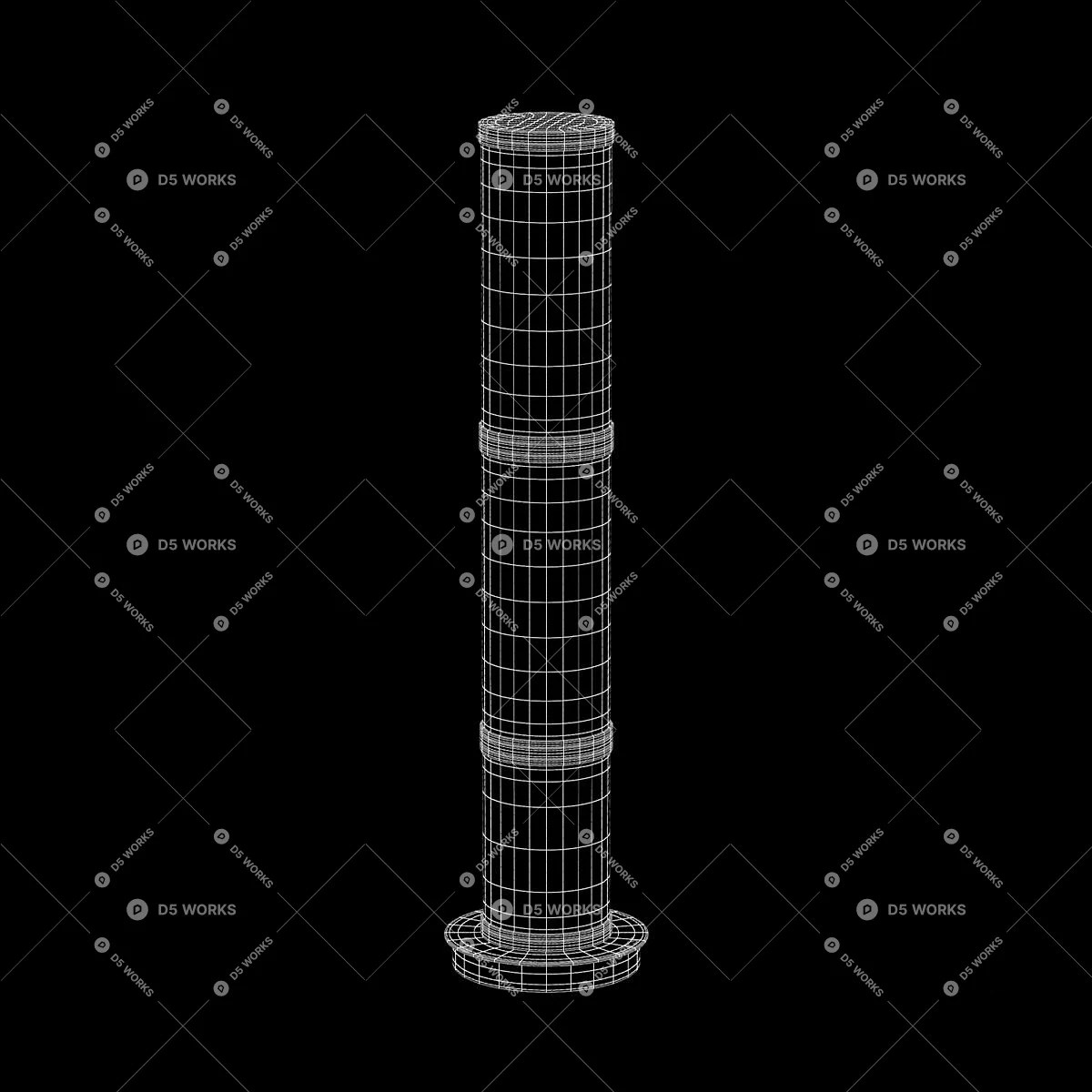 Modern Floor Lamp 3d model thumbnail 4