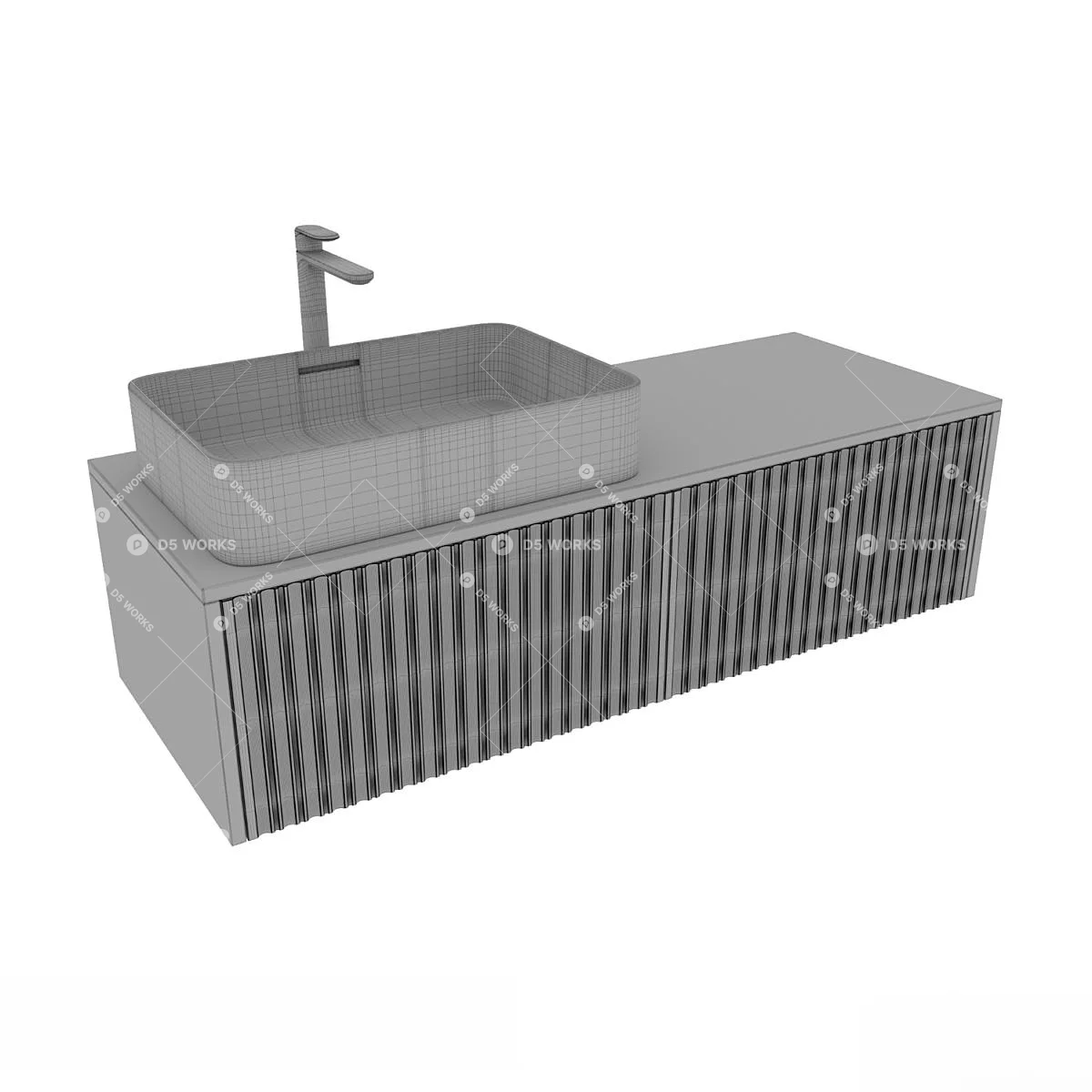 Bathroom Combination 3d model thumbnail 2