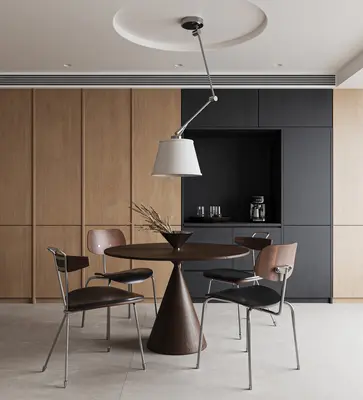 Modern Dining Room (Home) 3d model