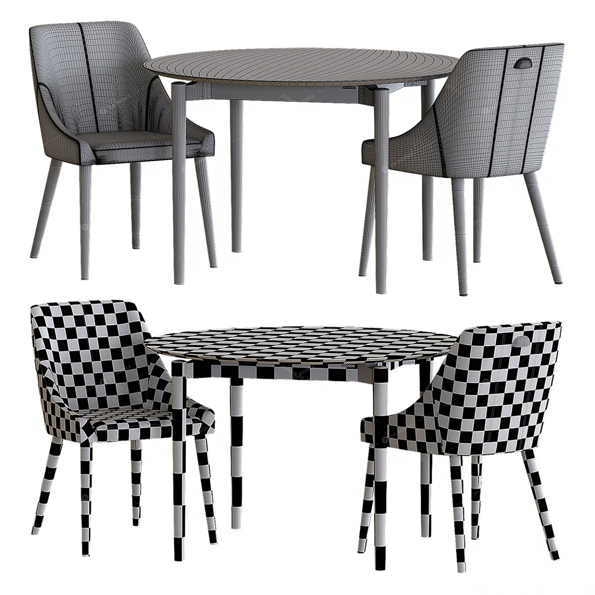 Furniture Sets 3D Models 7
