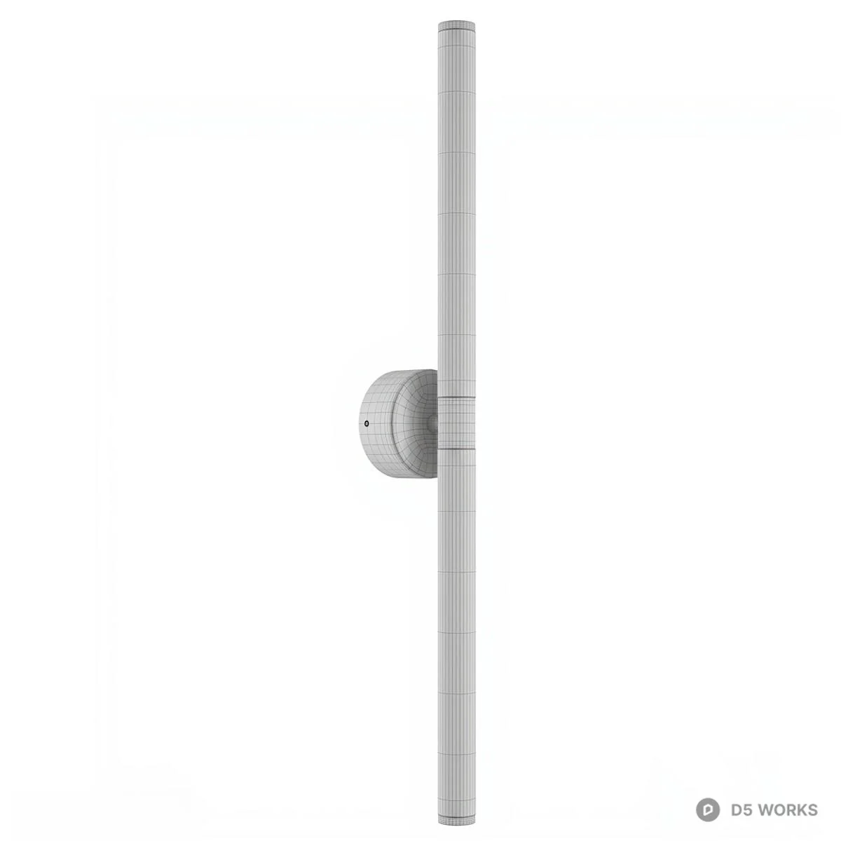 Minimalist Linear Wall Lamp 3d model thumbnail 5