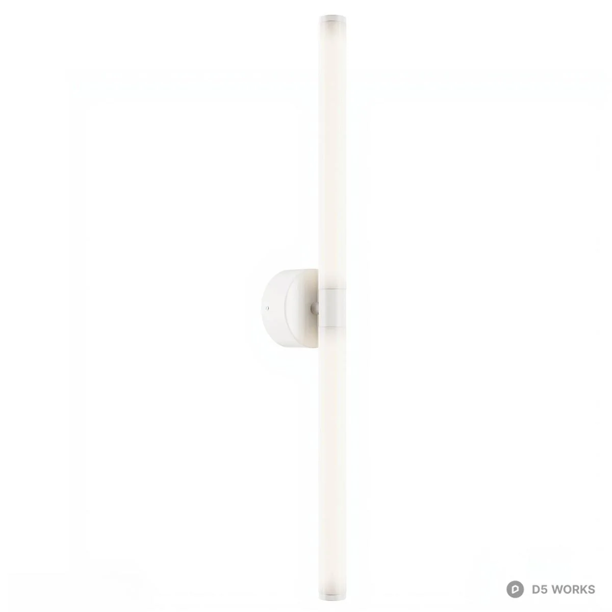 Minimalist Linear Wall Lamp 3d model thumbnail 4