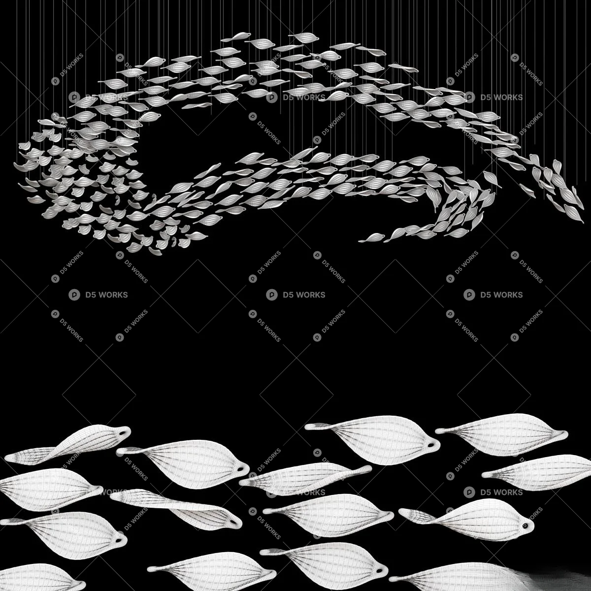 Pendant Light 3d model thumbnail 4