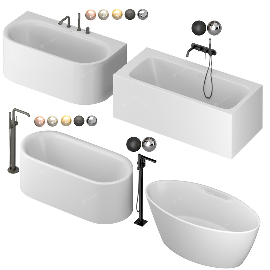 Bathtubs 3D Models