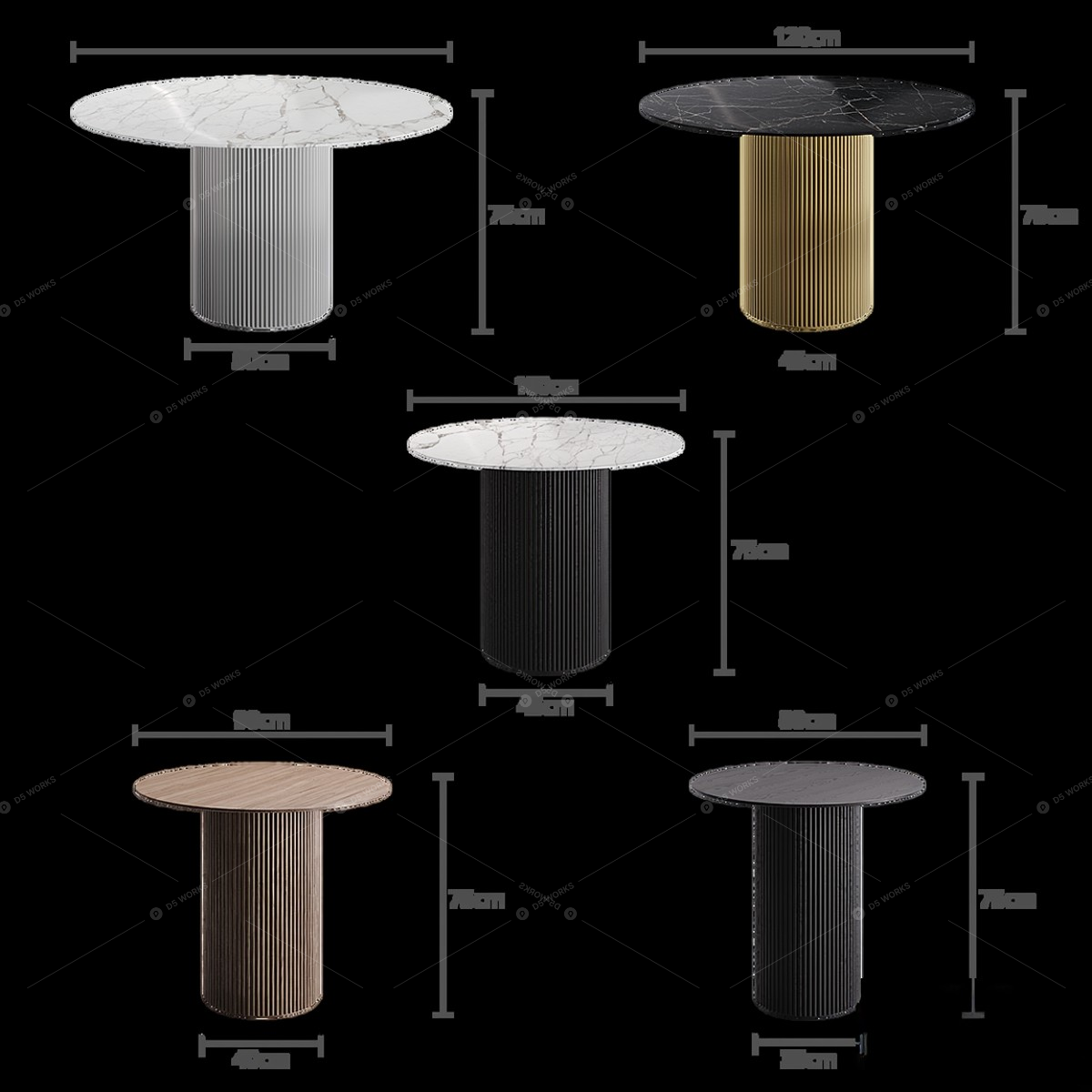 Tables/Side Tables 3D Models 2