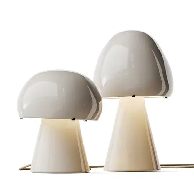 Mushroom Shaped Minimalist Table Lamp 3d model