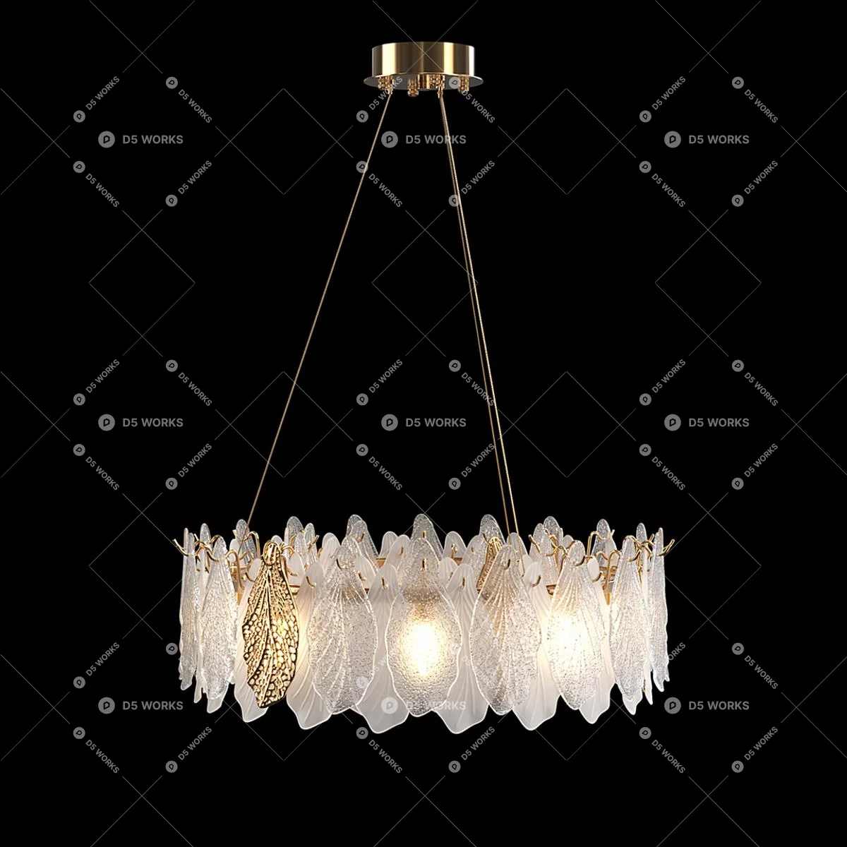 Quiet Luxury Pendant Light 3d model - Image 1