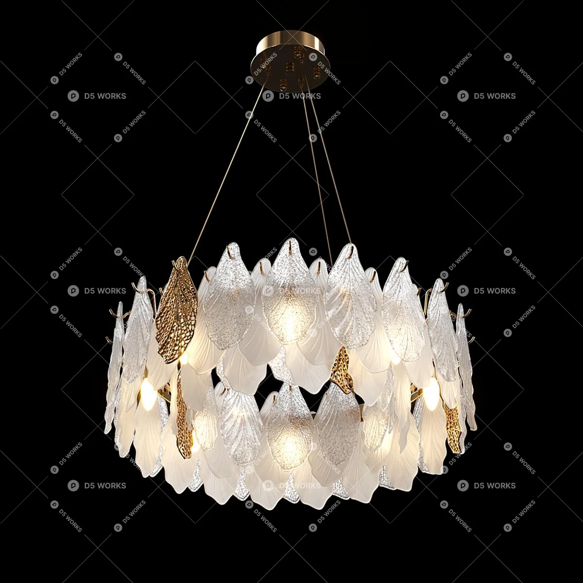 Quiet Luxury Pendant Light 3d model thumbnail 2
