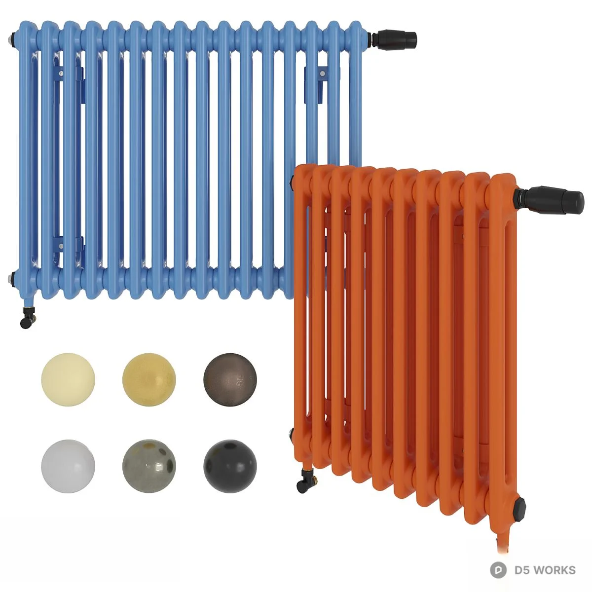 Multi-Color Radiator 3d model - Image 1