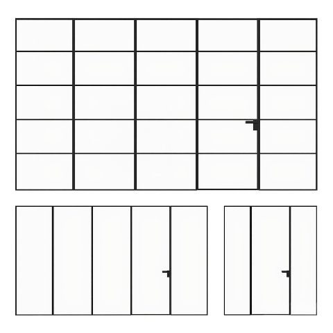 Modern Door Set
