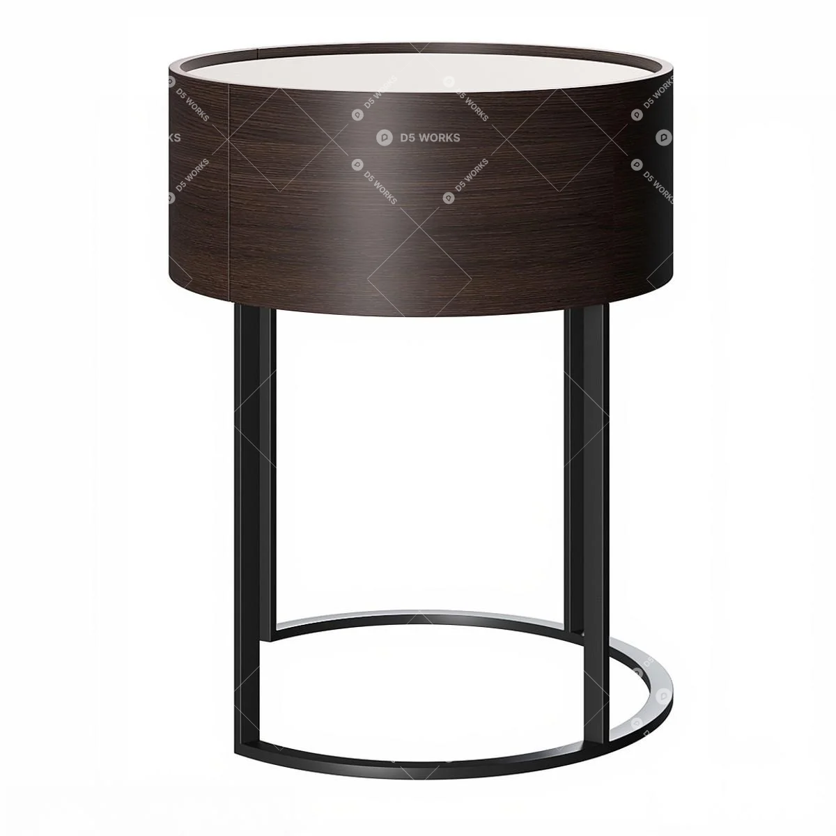 Modern Bedside table 3d model thumbnail 3