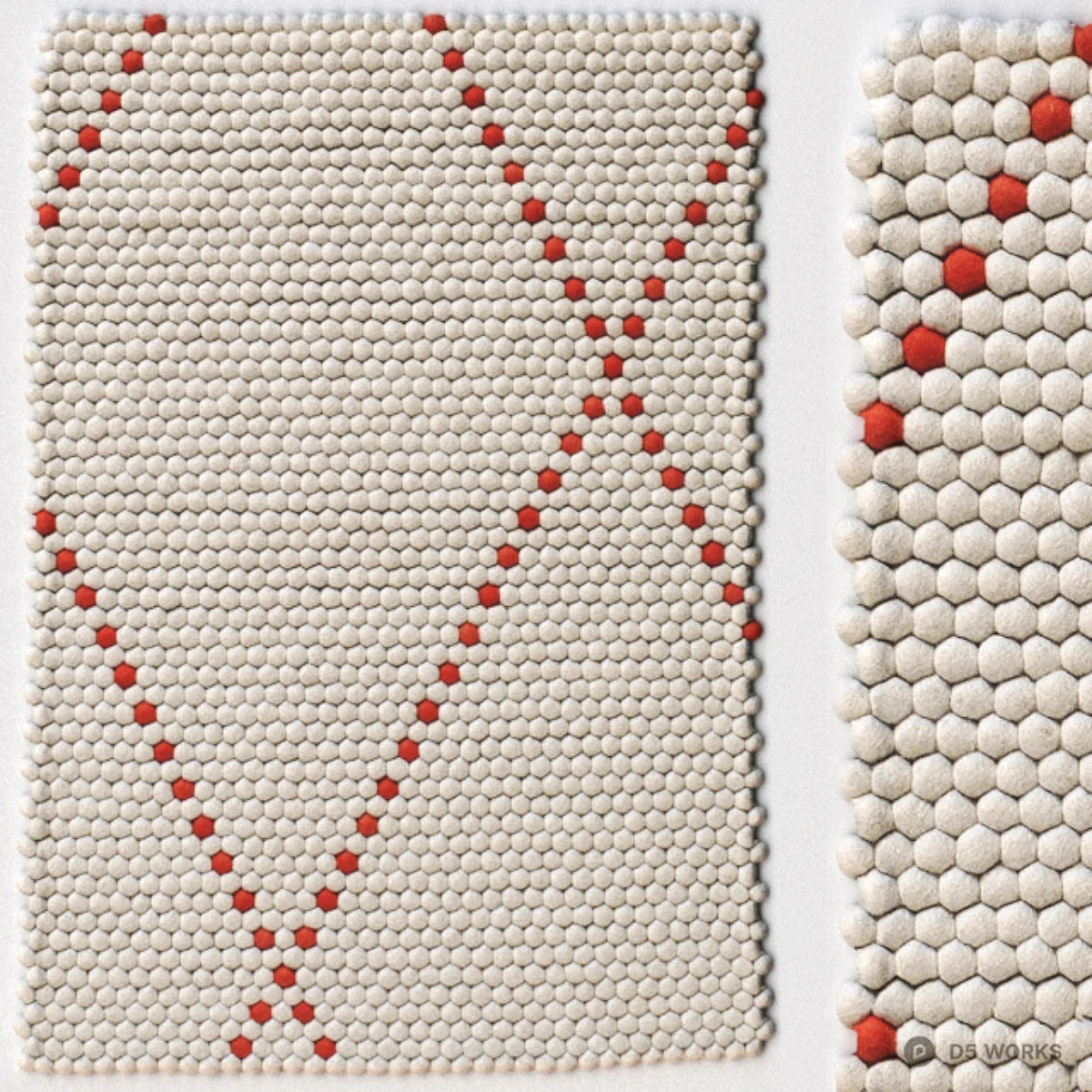 Geometric Patterned Carpet 3d model - Image 1