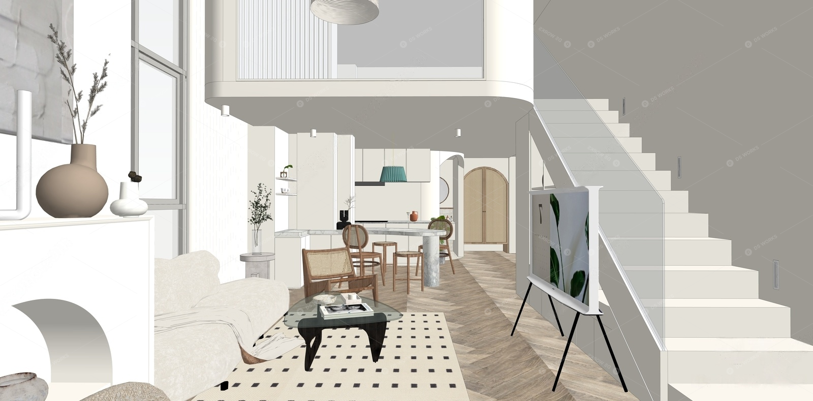 Studio Apartments 3D Models 2