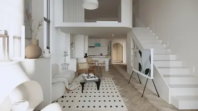Modern Minimalist Studio Apartment