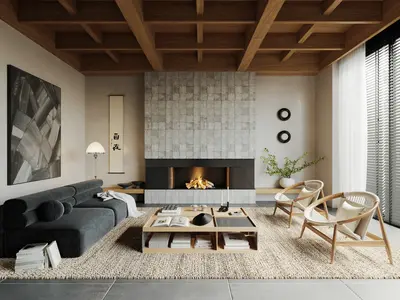 Contemporary Home Living Room