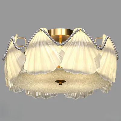 Transitional Flush Mount Light