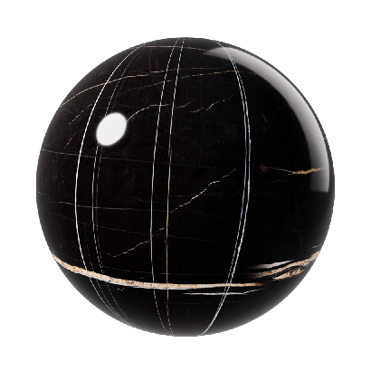 Marble Lauren black gold