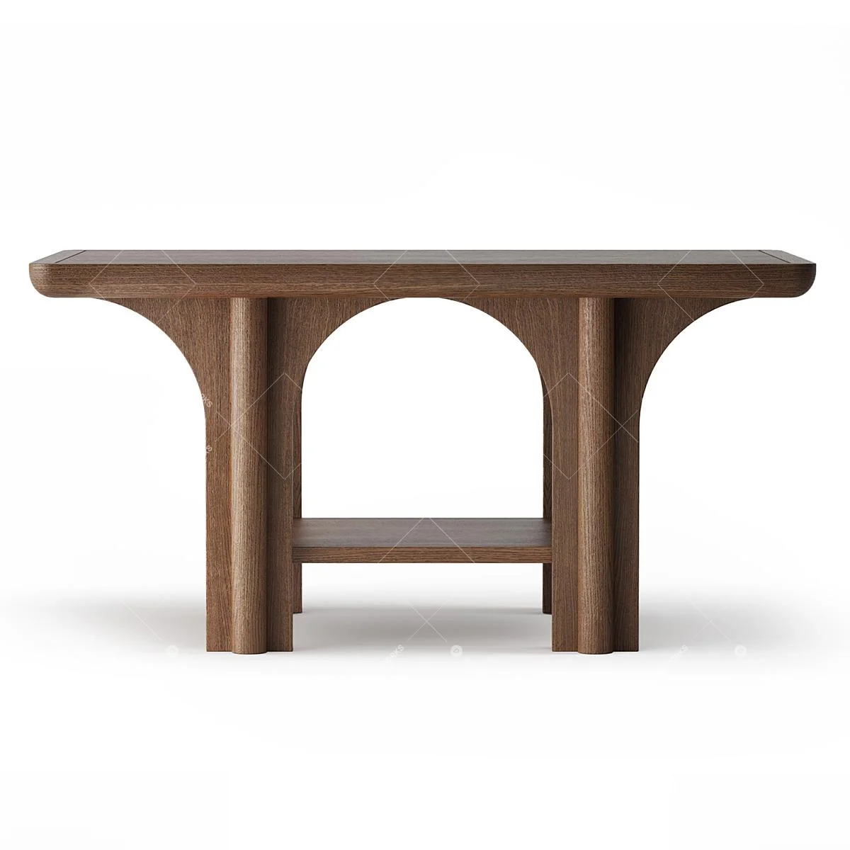 Mid-Century Modern Dining Table 3d model thumbnail 2
