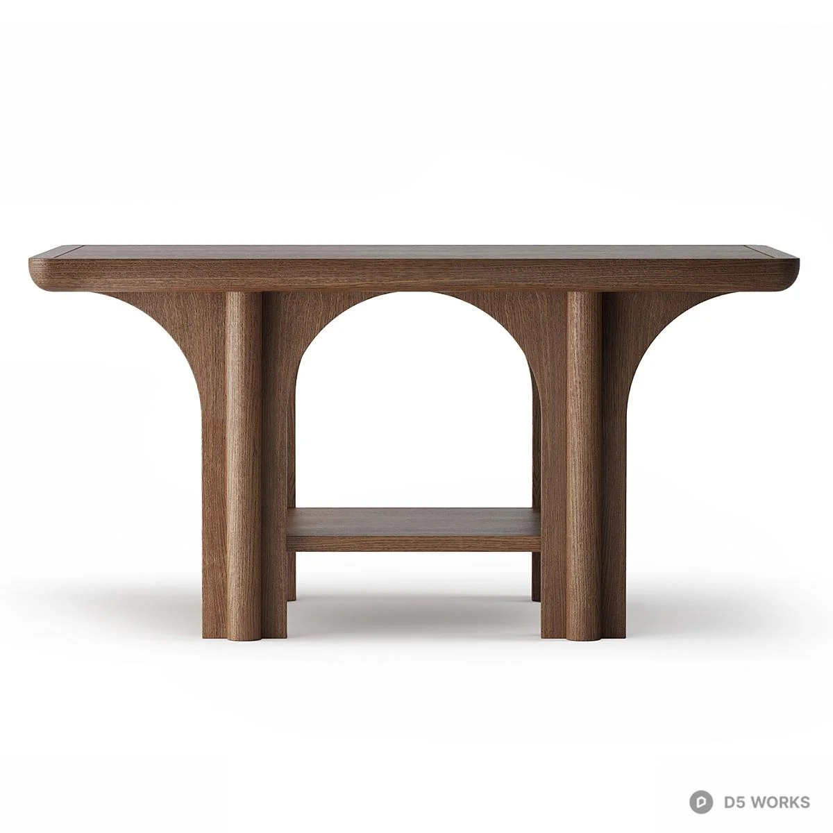 Mid Century Modern Dining Table 3d model thumbnail 2