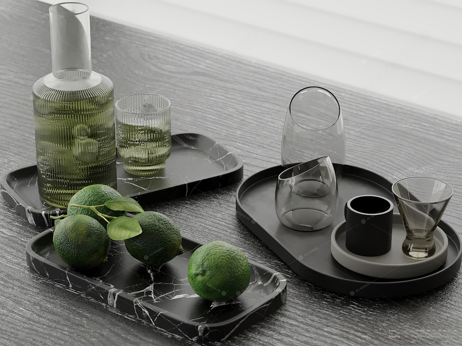 Tea Sets 3D Models