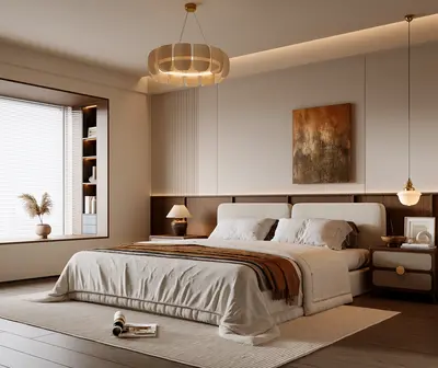 Mid-Century Modern Home Bedroom