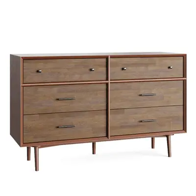 Mid Century Modern Wood Dresser 3d model
