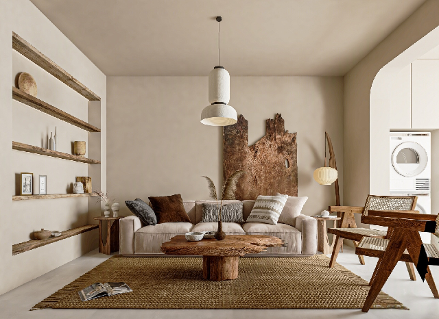 Wabi-Sabi Home Living Room