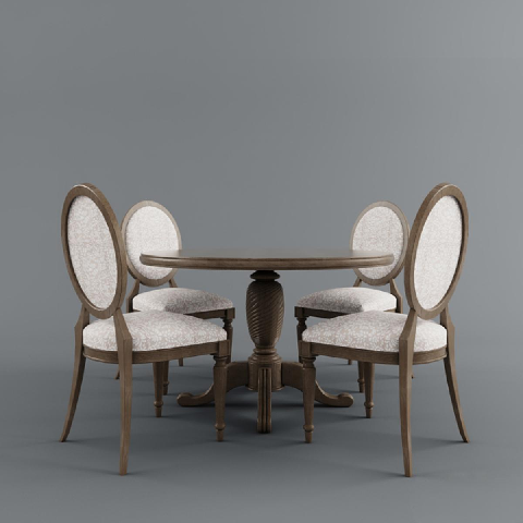 Modern Tea Table & Chairs Set