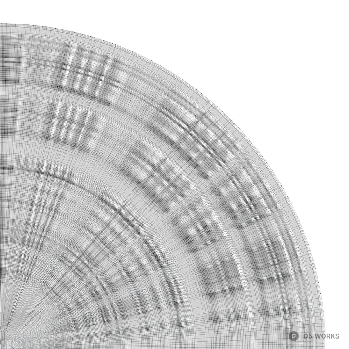 Circular Patterned Light Diffuser 3d model thumbnail 3