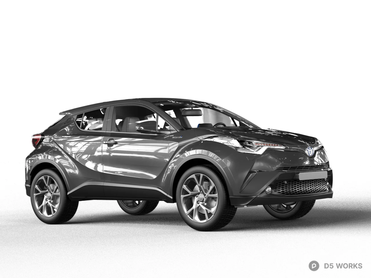 Compact SUV 3d model - Image 1