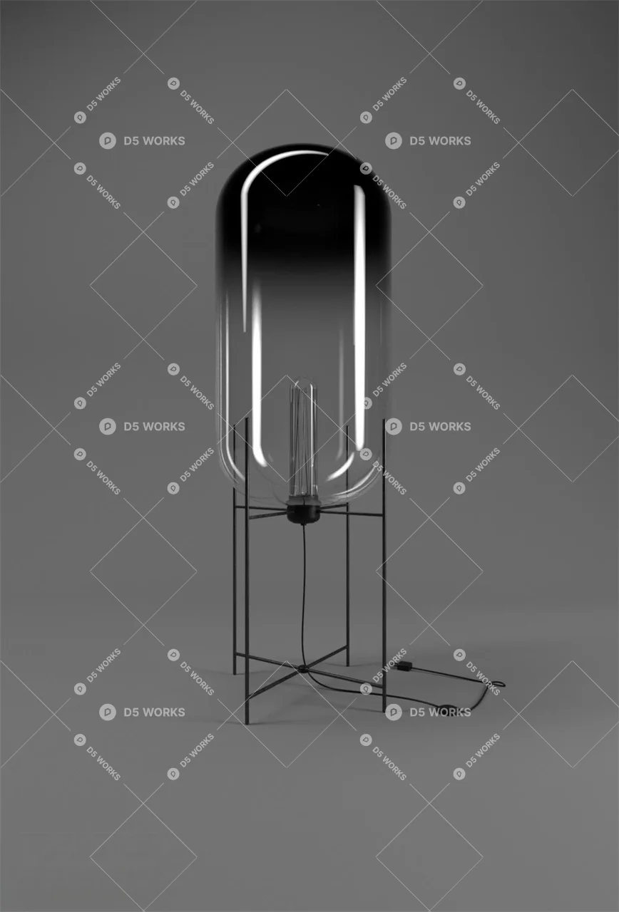 Modern Floor Lamp 3d model thumbnail 3