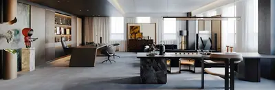Modern Independent Office 3d model