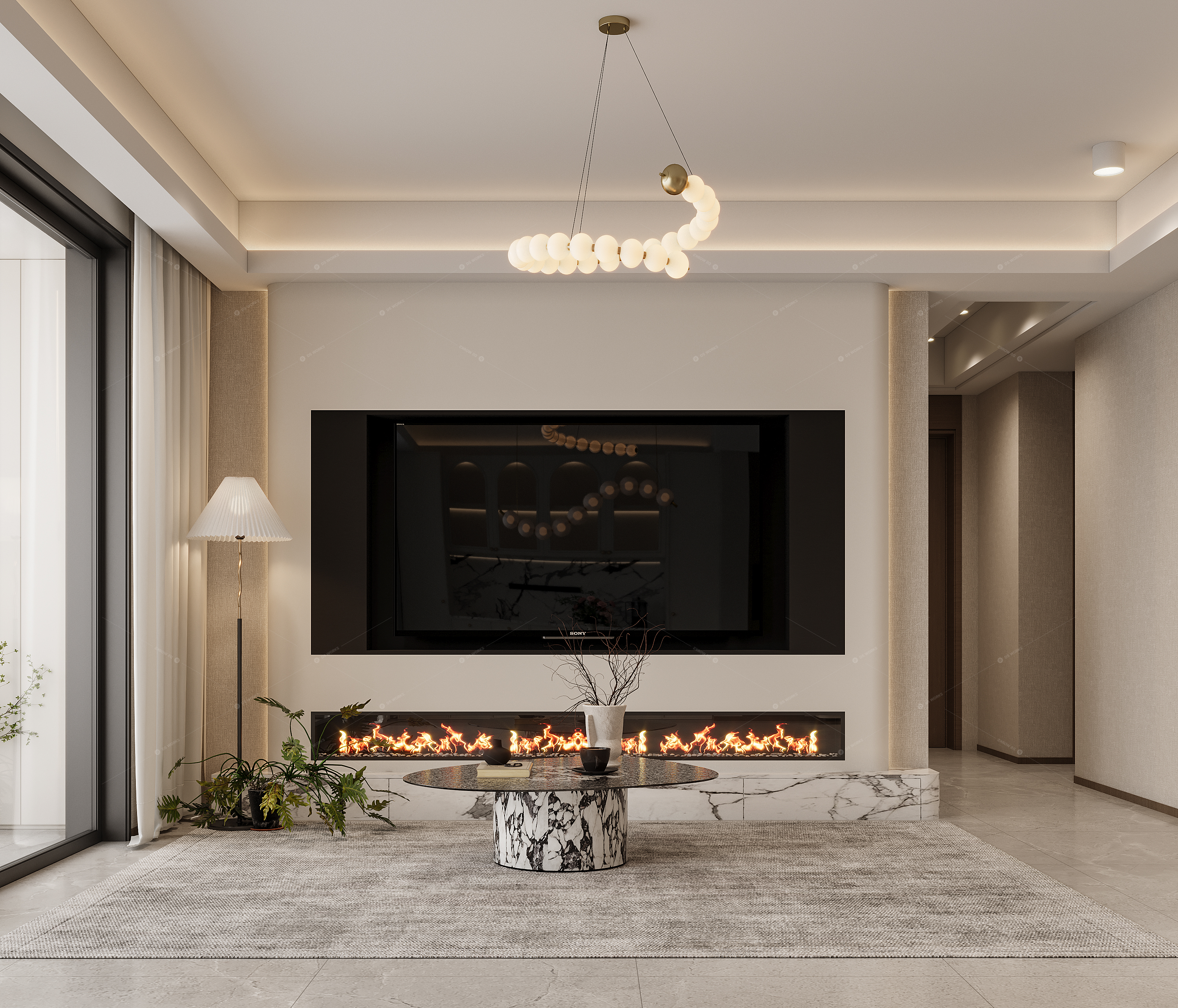 Living & Dining Rooms 3D Models 4