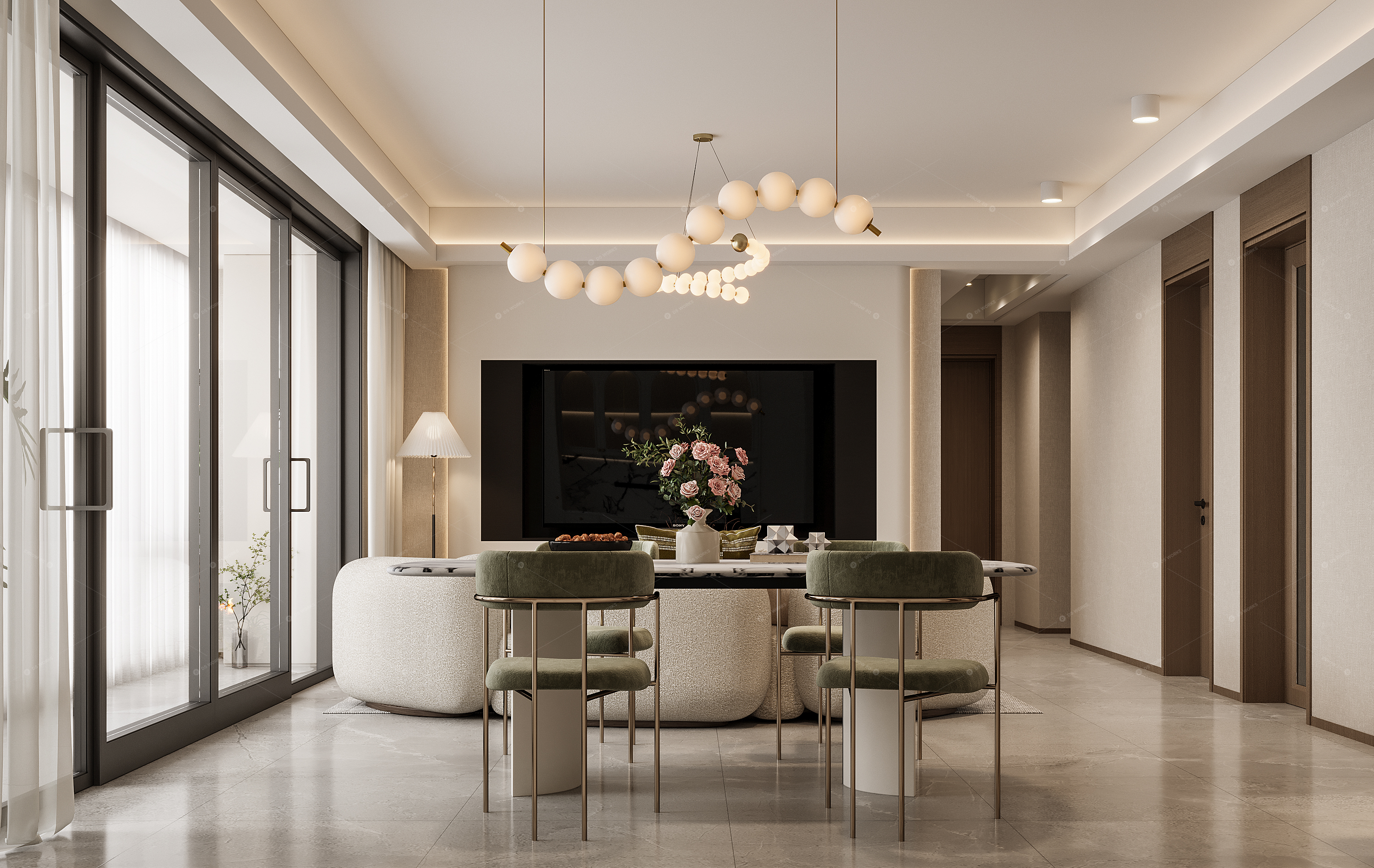 Living & Dining Rooms 3D Models 2