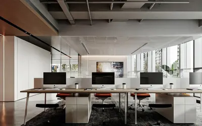 Modern Industrial Office Area