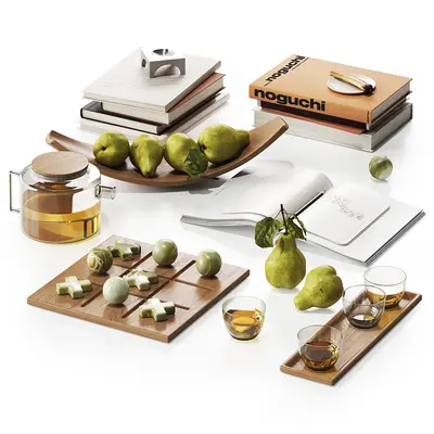 Organic Modern Contemporary Decorative Set