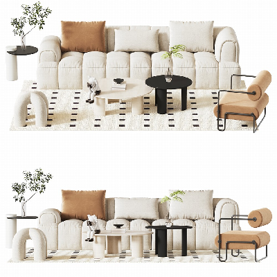 Mid-Century Modern Modular Sofa